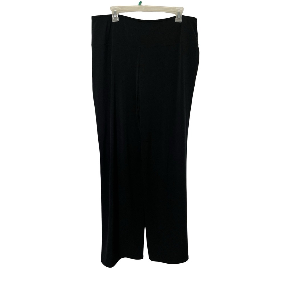 SPANX Go With The Flow Wide Leg Pull On Stretch Pants Size 2X Black 20196R NEW‎